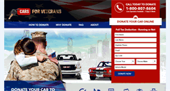 Desktop Screenshot of carsforveterans.org